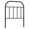 vidaXL Metal Headboard Black 75 cm