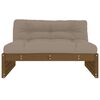 vidaXL Middle Sofa Honey Brown 120x80 cm Solid Wood Pine