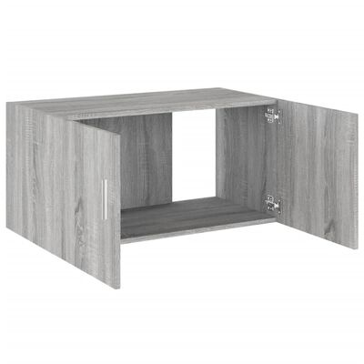 vidaXL Wall Mounted Cabinet Grey Sonoma 80x39x40 cm Engineered Wood