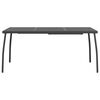 vidaXL Garden Table Anthracite 165x80x72 cm Steel Mesh