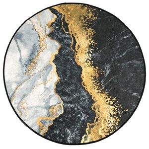 vidaXL Rug Washable Multicolour &Oslash; 120 cm Anti Slip