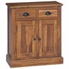 vidaXL Storage Cabinet Natural 65 x 30 x 75 cm Solid Teak Wood