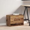 vidaXL Cabinet with 2 Drawers Old Wood 60x31x40 cm Engineered Wood