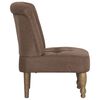 vidaXL French Chairs 2 pcs Brown Fabric
