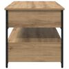 vidaXL Coffee Table Artisan Oak 85 x 50 x 50 cm Engineered Wood