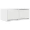 vidaXL TV Cabinets 2 pcs White 60x31x25.5 cm Engineered Wood