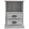 vidaXL Bedside Cabinets 2 pcs Grey Sonoma 43x36x60 cm