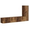 vidaXL TV Cabinet Set 3 pcs Old Wood Engineered Wood