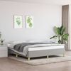 vidaXL Bed Frame without Mattress Light Grey 180x200cm Super King Fabric