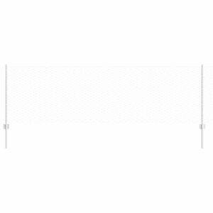 vidaXL Welded Wire Fence 10 x 0.8 m (W x H) Hot-Dip Galvanised Steel