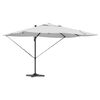 vidaXL Cantilever Roma Parasol Beige and Black 352 x 251 x 265 cm
