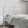 vidaXL Metal Replace Headboard White 120 cm