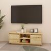 vidaXL TV Cabinet 110x30x40 cm Solid Firwood