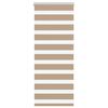 vidaXL Zebra Blind Sand Brown 60x100 cm Fabric Width 55.9 cm Polyester