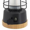Eurotrail LED Camping Lamp Storm Bamboo Black