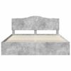 vidaXL Bed Frame with Headboard Concerte 200 x 200 cm Solid Pine Wood