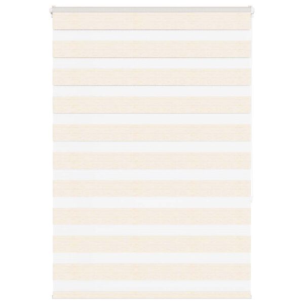 vidaXL Zebra Blind Marble Beige 105x150 cm Fabric Width 100.9 cm Polyester