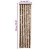vidaXL Insect Curtain Beige and Light Brown 56x185 cm Chenille