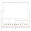 vidaXL Kids Bed Frame White 70x140 cm Solid Wood Pine