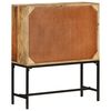vidaXL Highboard 80x30x95 cm Solid Rough Wood Mango