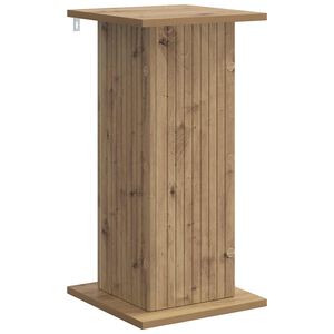 vidaXL Plant Stand Artisan Oak 30.5 x 30 x 60.5 cm Engineered Wood