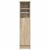 vidaXL Bathroom Cabinet with Roll Holder Sonoma Oak 20.5x22x90 cm