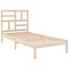 vidaXL Bed Frame without Mattress Solid Wood 90x190 cm Single