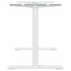 vidaXL Standing Desk Frame White (94-135)x60x(70-114) cm Steel