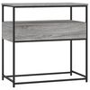 vidaXL Console Table Grey Sonoma 75x40x75 cm Engineered Wood