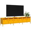 vidaXL TV Cabinet Mustard Yellow 202x39x43.5 cm Cold-rolled Steel