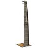 vidaXL Outdoor Shower Grey 55x60x224 cm Poly Rattan and Acacia Wood