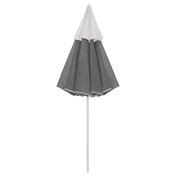 vidaXL Beach Parasol Anthracite 300 cm