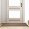 vidaXL Doormat Beige and Black 90 x 150 cm Polypropylene and vinyl