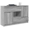 vidaXL Sideboard Grey Sonoma 100 x 30 x 65.6 Engineered Wood