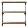 vidaXL Console Table Artisan Oak 75 x 22.5 x 75 cm Engineered Wood