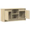 vidaXL TV Cabinet with LED Sonoma Oak 100x34x50 cm Engineered Wood