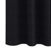 vidaXL Blackout Curtains with Rings 2 pcs Black 245 x 140 cm Polyester