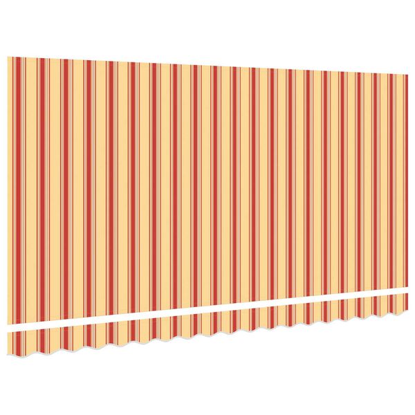 vidaXL Awning Replacement Fabric Multicolour 380 x 195 cm Polyester