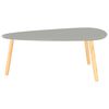 vidaXL Coffee Tables 2 pcs Grey Solid Pinewood