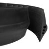 vidaXL Garage Floor Seal Black 75 x 12 mm 6 m EPDM Rubber
