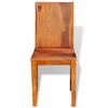 vidaXL Dining Chairs 6 pcs Solid Wood