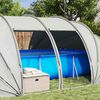 vidaXL Pool Tent Dome Grey 640 x 432 x 205 cm