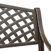 vidaXL Garden Bench 102 cm Cast Aluminium Bronze