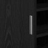 vidaXL Sink Cabinet Black Oak 63 x 29 x 55 cm Engineered wood