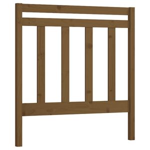 vidaXL Bed Headboard Honey Brown 106x4x100 cm Solid Wood Pine