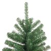 vidaXL Artificial Hinged Christmas Tree Green 120 cm PVC and Metal