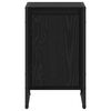 vidaXL Bedside Table Black Oak 39.5 x 30 x 50 cm Engineered Wood