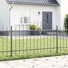 vidaXL Garden Fence Grey 170 x 100 cm