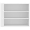 vidaXL Wall Cabinet White 75x35x60 cm Engineered Wood
