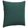 vidaXL Sofa Pillows 2 pcs Dark Green 80 x 80 cm Fabric